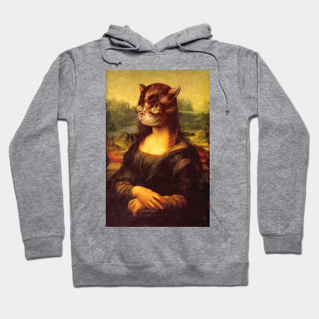 Meowna Lisa Hoodie by DankFutura